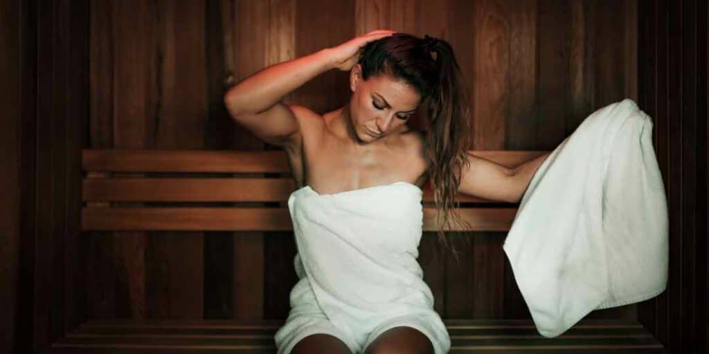 red light therapy in sauna