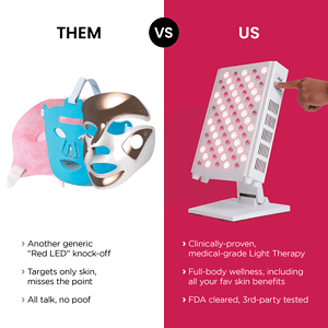 How Vital Red Light compares to other red light devices