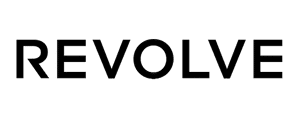 Black text spelling "REVOLVE" on a transparent background, reminiscent of deleted sections leaving only the essential message intact.