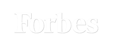 The Forbes logo stands prominently against a sleek gray background, subtly reminiscent of deleted sections in a manuscript.