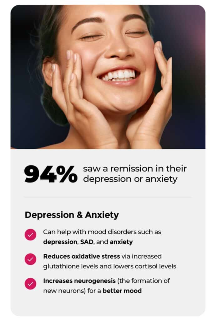 red light therapy for depression and anxiety